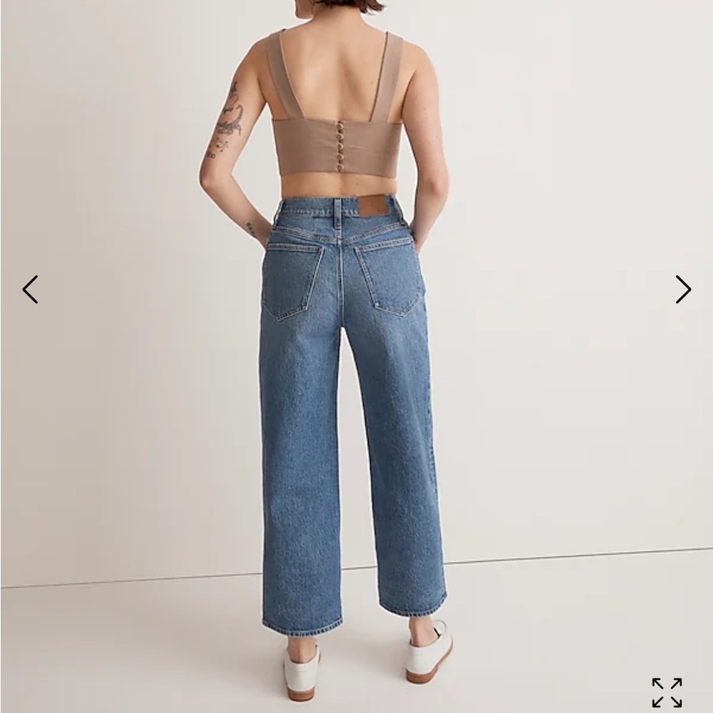 Madewell Perfect Vintage Wide-Leg Crop Jean
